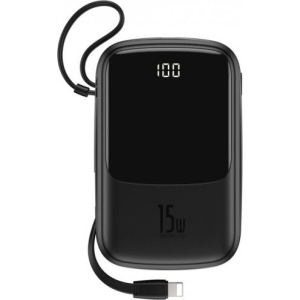Батарея мобільна Baseus Q Pow 15W 10000 mAh Black (PPQD-A01)