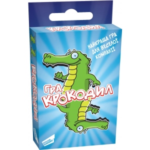 Настільна гра спілкування (8+) Dream Makers "Крокодил. Cards" (1607C_UA)