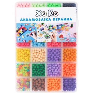 Аквамозаїка XOKO Перлина 3200 +аксесуари+ книжка з трафаретами (XK-PRL-32-B)