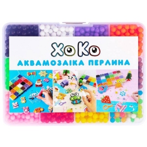 Аквамозаїка XOKO Перлина 1600 + аксесуари+ книжка з трафаретами (XK-PRL-16-B)