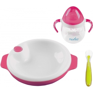 Набір дитячий 3 пр. Nuvita рожевий (NV1491Pink)