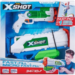 Водяний бластернабір (2 шт) X-Shot Fast Fill Medium And Small (56225)