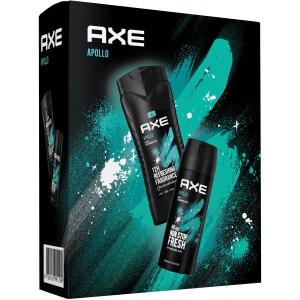Подарунковий набір для догляду за тілом AXE Аполло (150+250)мл