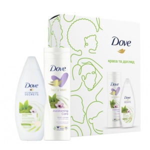 Подарунковий набір для догляду за тілом DOVE Краса та догляд (250+250)мл