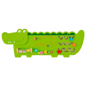 Бізіборд-дошка Viga Toys Крокодильчик (50469FSC)