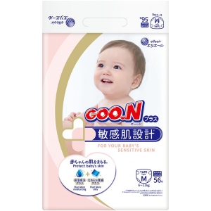 Одноразові підгузки Goo.N Plus (М, 6-11 кг, 56 шт.) (21000628)