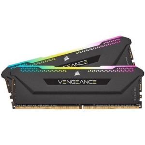 Память DDR Corsair DDR4 2x8GB/3200 Vengeance RGB Pro SL Black (CMH16GX4M2E3200C16)