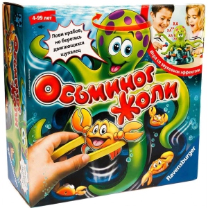 Настільна гра розважальна (3-4 роки) Ravensburger "Веселий восьминіг"(21105)