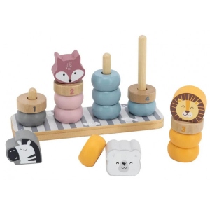 Пірамідка Viga Toys PolarB Звірята (44022)