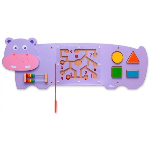 Бізіборд-дошка Viga Toys Бегемотик (50470FSC)