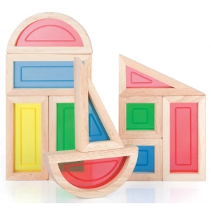 Дерев'яний конструктор Guidecraft Block Play Велика веселка (G3015)