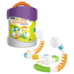 Магнітний конструктор Guidecraft Grippies Curves, 20 деталей (G8319)