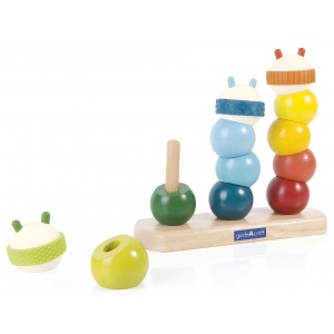 Пірамідка Guidecraft Manipulatives Гусениці (G6731)