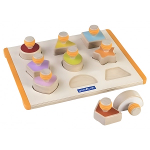 Сортер Guidecraft Manipulatives Форми з ручками (G6742)