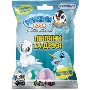 Стретч-антистрес Sbabam Іграшка, що зростає, в яйці «Penguin Еggs» - ПІНГВІНИ ТА ДРУЗІ (в асорт.) (T049-2019)