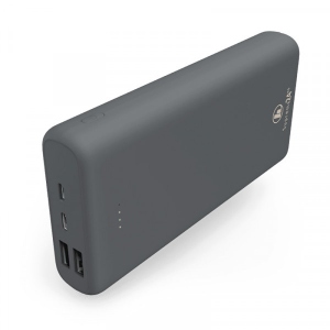 Батарея мобільна Hama 24000 mAh Grey (201670)