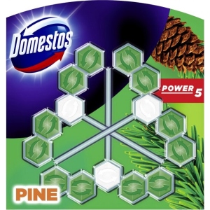 Туалетний блок Domestos Power 5 Тріо Свіжість xвої 3x55г