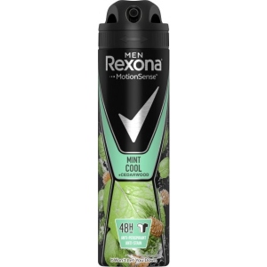 Дезодорант аерозольний Rexona антиперсп. Крижана м'ята та кедр 150мл офіційний магазин
