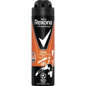 Дезодорант аерозольний Rexona антиперсп. Невидимий на чорному та білому 150мл