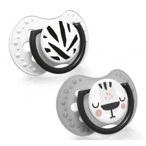 Симетрична пустушка Lovi Salt&Pepper силиконовая, 2 шт.  (22/878)