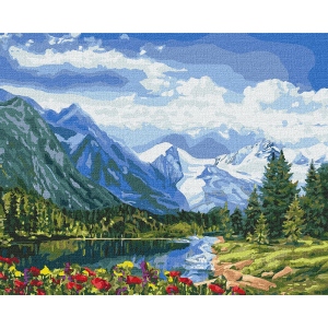 Картина за номерами Ideyka "Альпійська досконалість" 40*50см (KHO2288)