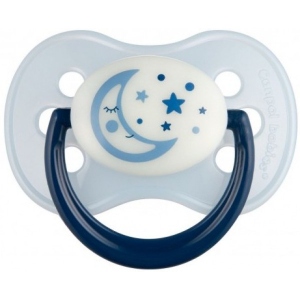 Кругла пустушка Canpol babies NIGHT DREAMS силіконова 0-6 міс, 1 шт. (22/639)