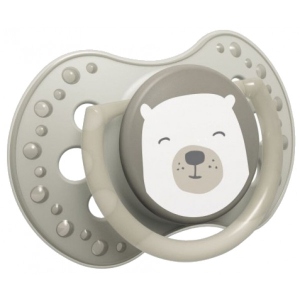 Симетрична пустушка Lovi Buddy bear силиконовая, 2 шт. (22/863) порівняти ціни