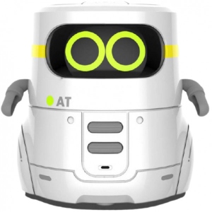 Інтерактивний робот AT-Robot з сенсорним керуванням та навчальними картками 2 Білий (AT002-01-UKR)