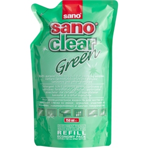 Засіб для чищення скла Sano Запаска 750 мл Green (7290102990573)