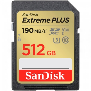 Карта пам'яті SanDisk Extreme Pro 512GB SDXC Memory Card + 2 years Rescue Pro Deluxe (SDSDXXD-512G-GN4IN)