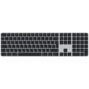 Клавіатура бездротова Apple Magic Keyboard with Touch ID and Numeric Keypad Black (MMMR3UA/A)
