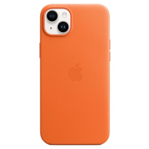 Чохол для смартфону Apple iPhone 14 Plus Leather Case with MagSafe - Orange (MPPF3)