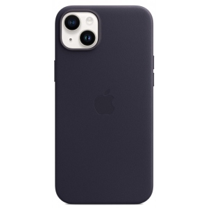 Чохол для смартфону Apple iPhone 14 Plus Leather Case with MagSafe - Ink (MPPC3)