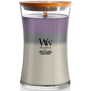 Свічка скло Woodwick Large Trilogy Amethyst Sky (Аметистовое небо) 609г (1707526E)