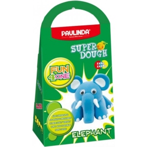 Маса для ліплення Paulinda Super Dough Fun4one Слоненя з рухомими очима (PL-1543)
