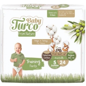 Одноразові підгузки-трусики Baby Turco Junior (12-25 кг) 24 шт. (8682241200696) офіційний сайт