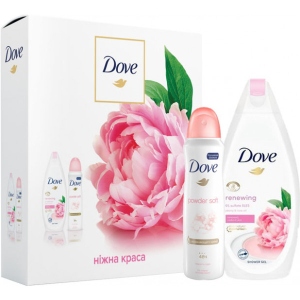 Подарунковий набір для догляду за тілом DOVE Ніжна краса (250+150)мл