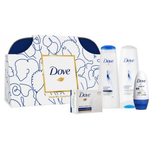 Подарунковий набір для догляду за тілом DOVE Від щирого серця (250+200+50+135)мл