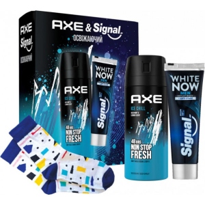 Подарунковий набір для догляду за тілом AXE SIGNAL Освіжаючий (150+75)мл