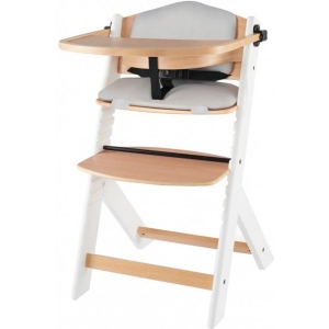 Стільчик для годування класичний Kinderkraft Enock White Wood (KHENOC0PWHT0000)