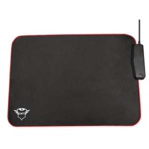 Килимок для миші Trust GXT 765 Glide-Flex RGB with USB Hub Black (23646)