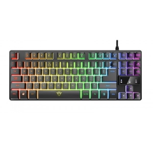 Клавіатура дротова ігрова Trust GXT 833 Thado TKL Illuminated Gaming Keyboard (23724)