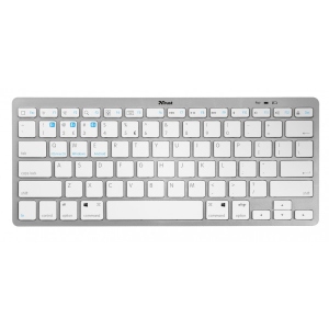 Клавіатура бездротова Trust Nado BT White (23746)
