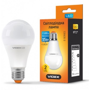 Лампочка світлодіодна Videx A65e 15W E27 4100K 220V (23884)