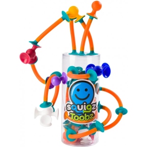 Пластиковий конструктор Fat Brain Toys Squigz Toobz З'єднай і зігни 18 деталей (FA194-1)