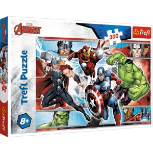 Пазли картонні (8 +) Trefl "Месники" / MARVEL- (300 елм.)(23000)