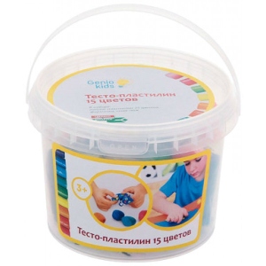 Ліплення з тіста Genio Kids 15 кольорів (TA1066V) в Україні