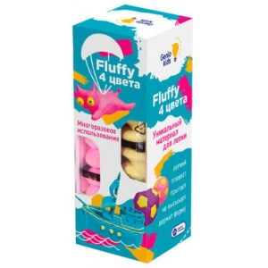 Маса для ліплення Genio Kids Повітряний пластилін Fluffy 4 кольори (TA1501)