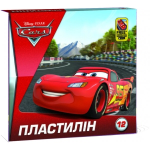 Пластилін класичний Мицар Серия Cars 12 цветов укр. (252095)