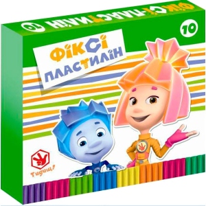 Пластилін класичний Мицар Серия Фиксики с воском 10 цветов укр. (264524)